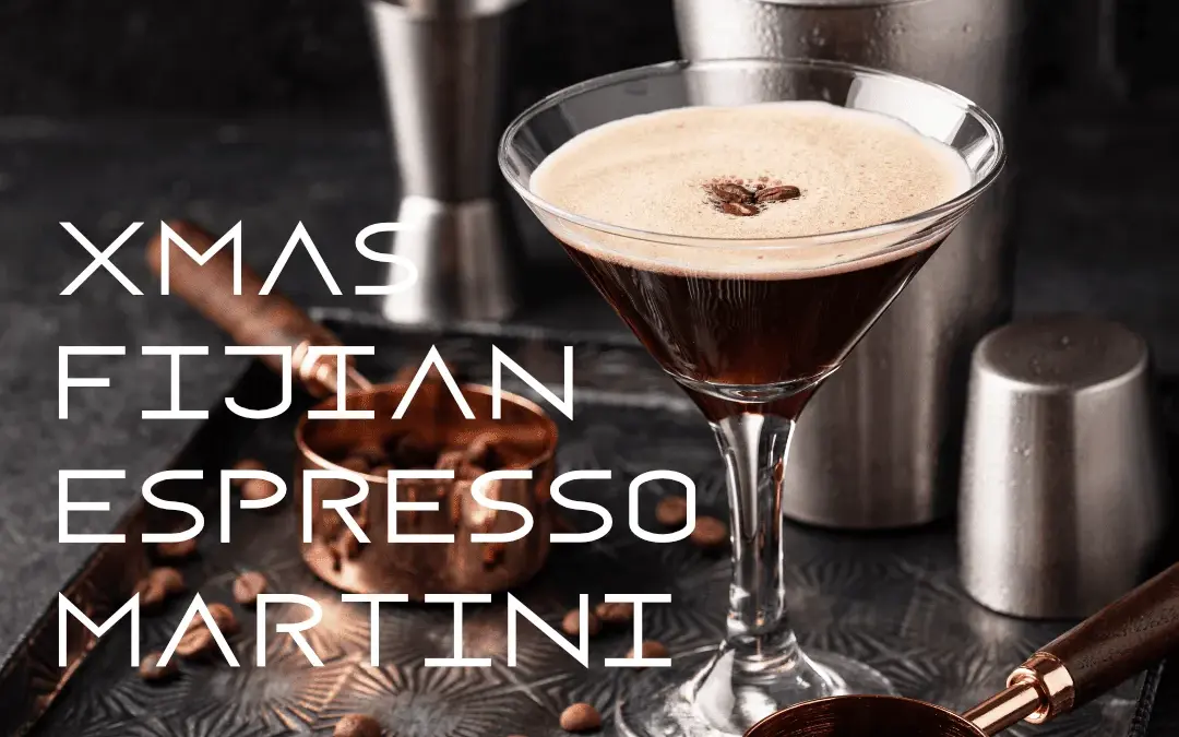 Fijian Espresso Martini - die besten Cocktailrezepte für Weihnachten mit Rum